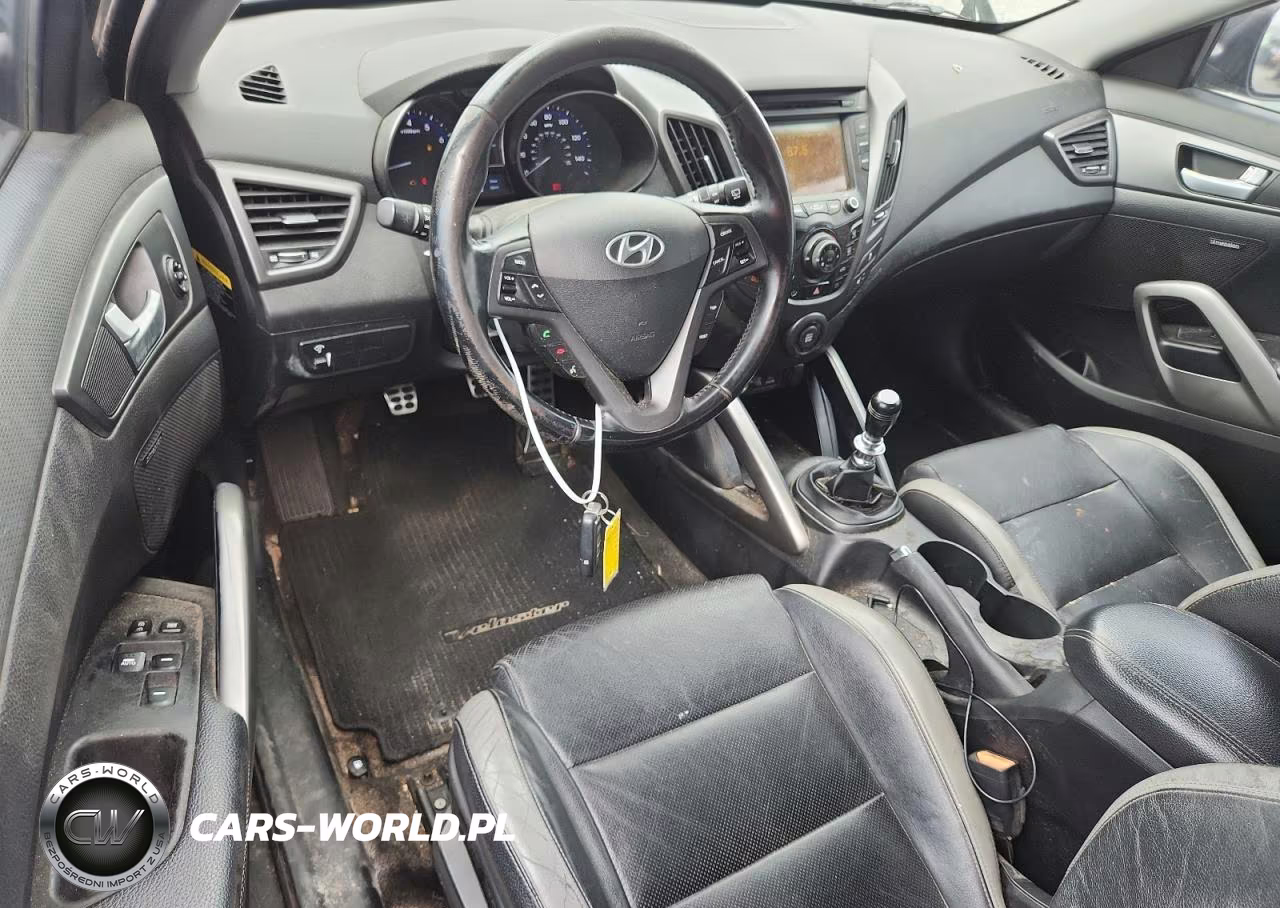 2015 Hyundai Veloster Turbo VIN:KMHTC6AE0FU220365 - 8
