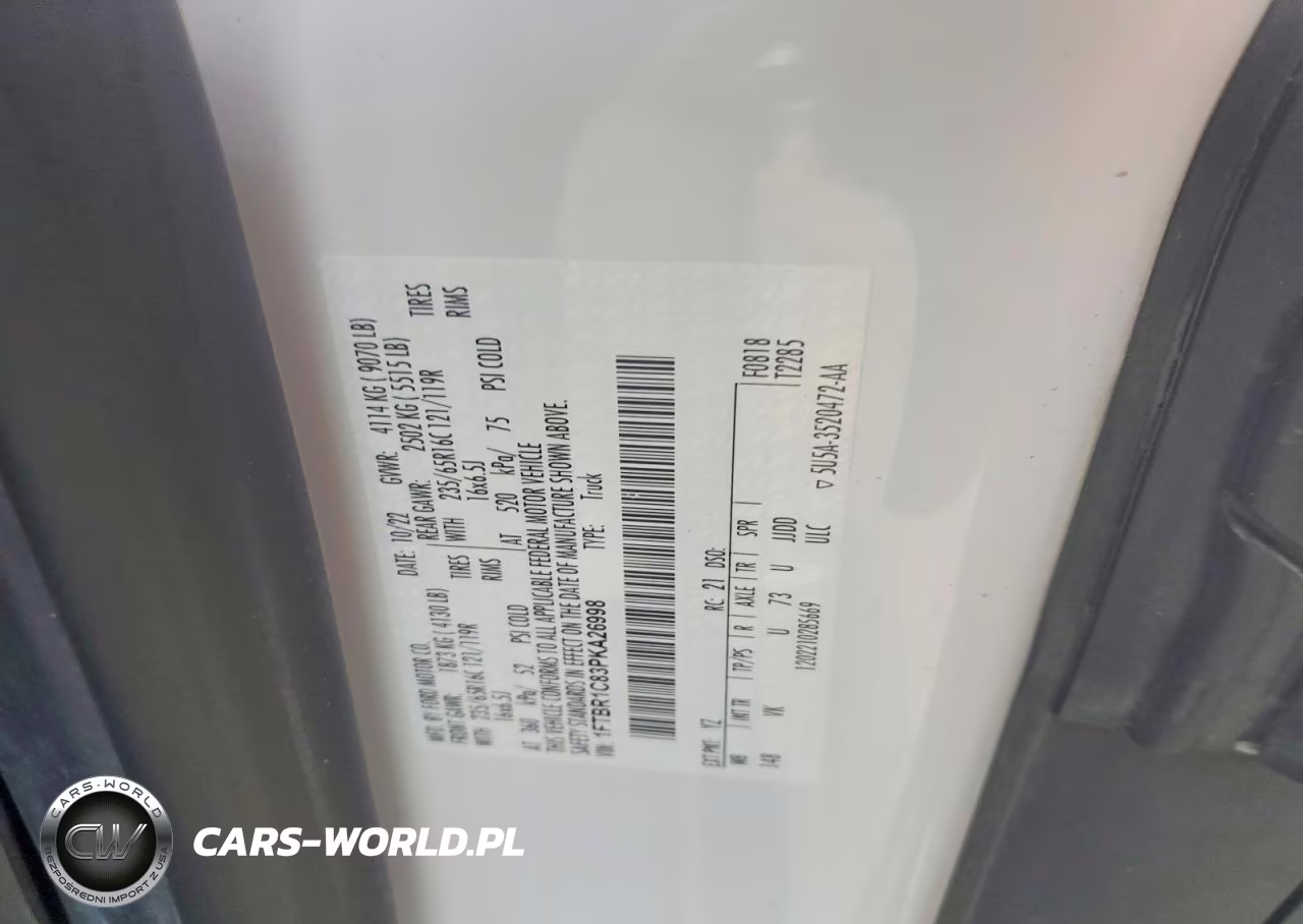 2023 Ford Transit T-250 VIN:1FTBR1C83PKA26998 - 12