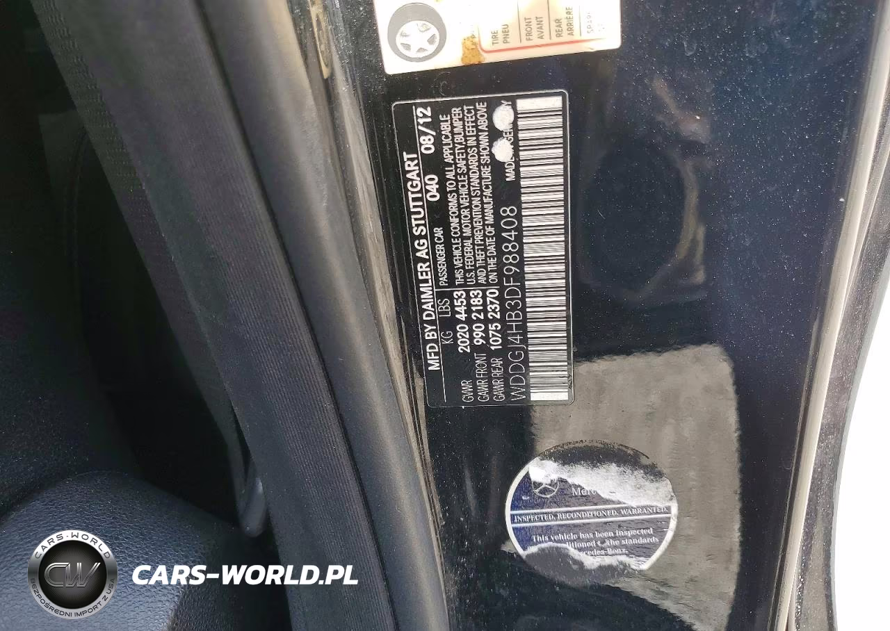 2013 Mercedes-Benz C 250 VIN:WDDGJ4HB3DF988408 - 13