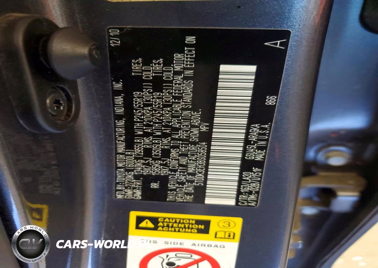 2011 Toyota Highlander Limited VIN:5TDDK3EH3BS058504 - 13