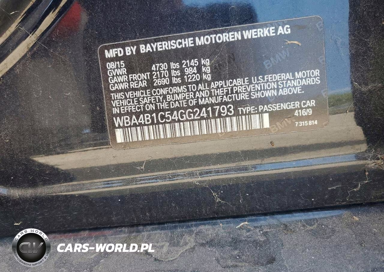 BMW 435 I GRAN VIN:WBA4B1C54GG241793 - 12