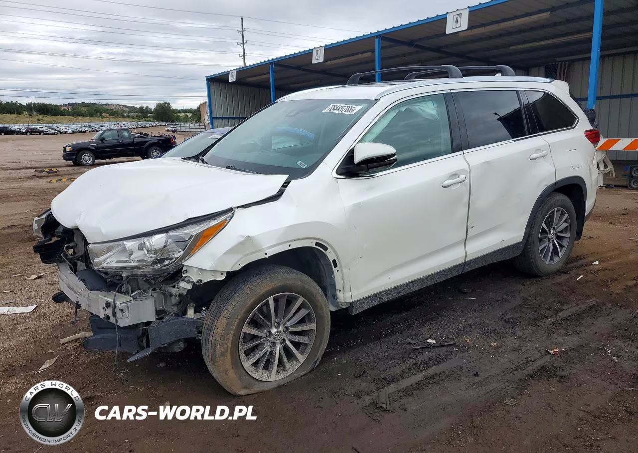 2019 Toyota Highlander Xle VIN:5TDJZRFH7KS725655 - 1