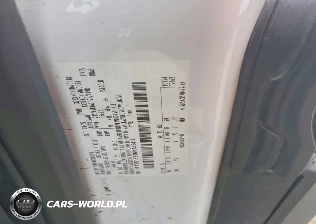 2022 Ford Transit T-150 VIN:1FTYE1Y80NKA66418 - 12
