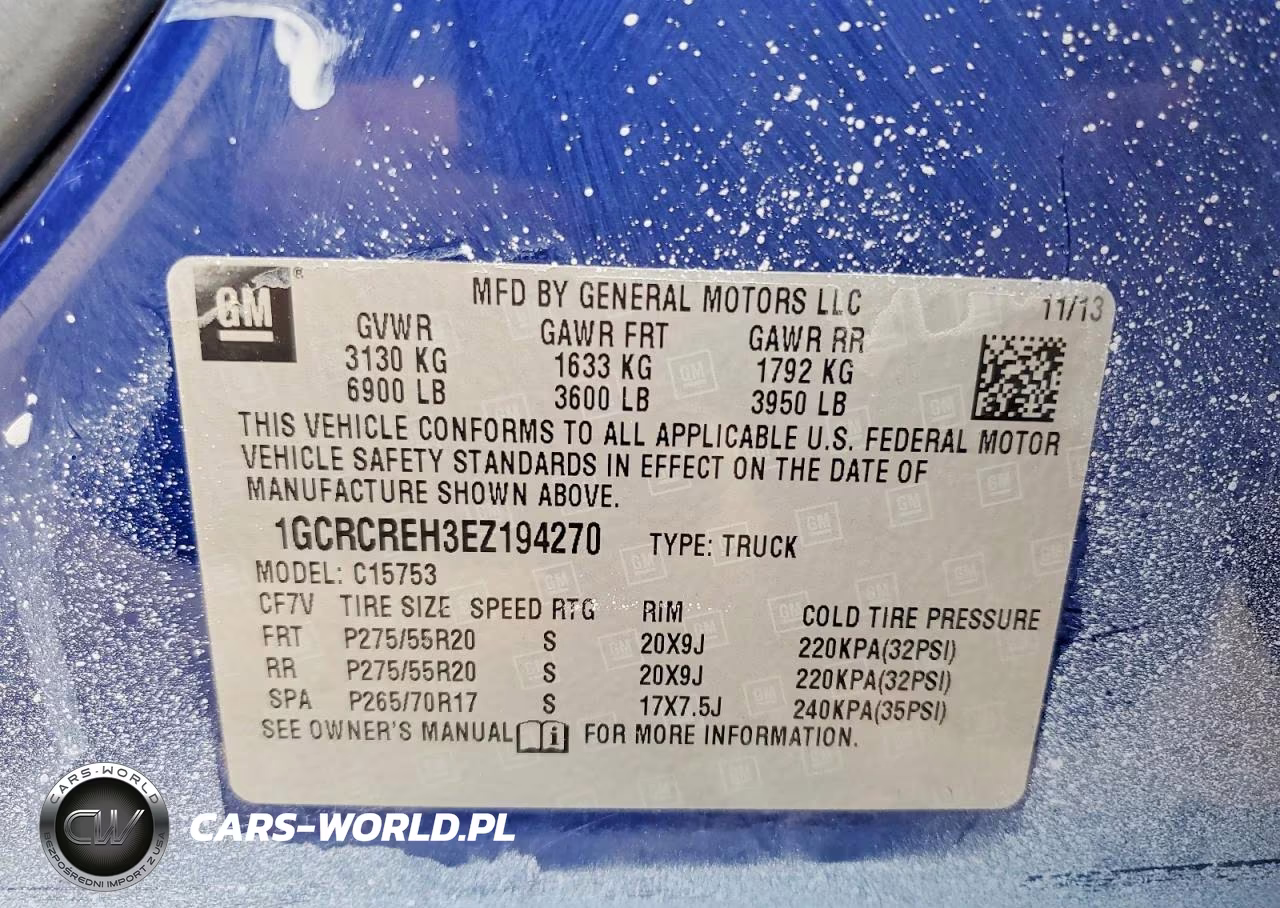 2014 Chevrolet Silverado C1500 Lt VIN:1GCRCREH3EZ194270 - 12