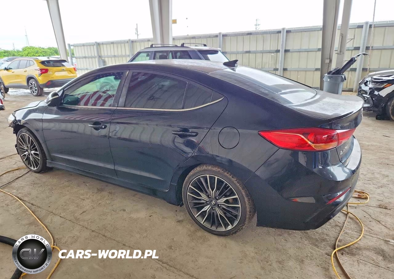 2018 Hyundai Elantra Sport VIN:KMHD04LB7JU521311 - 2