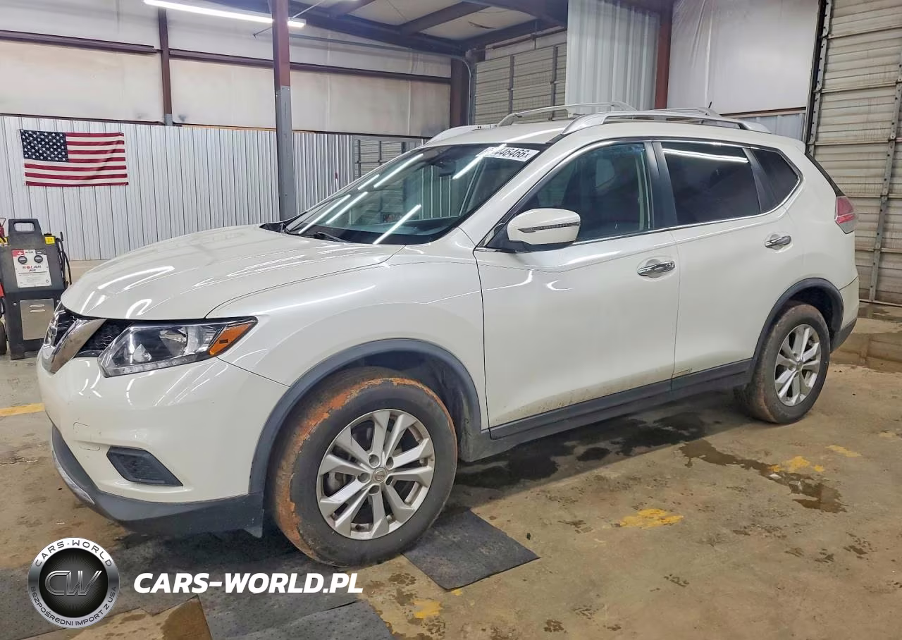 2016 Nissan Rogue Sv VIN:KNMAT2MV7GP699545 - 1