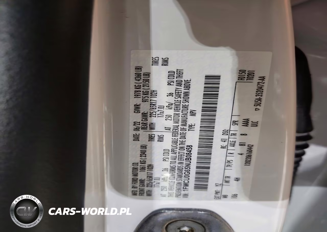 2022 Ford Escape Se VIN:1FMCU0G65NUB08458 - 13
