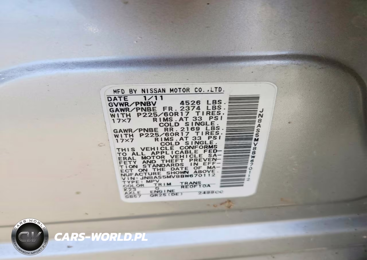 2011 Nissan Rogue S VIN:JN8AS5MV8BW670112 - 12