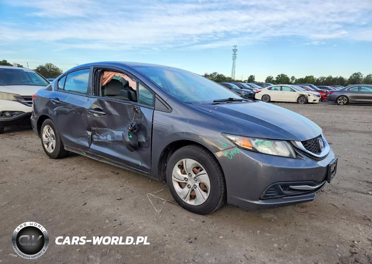 2013 Honda Civic Lx VIN:2HGFB2F50DH598564 - 4