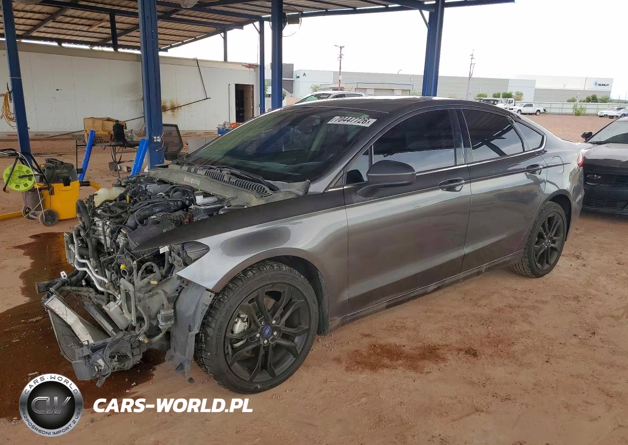 2019 Ford Fusion Se VIN:3FA6P0HD1KR232872 - 1