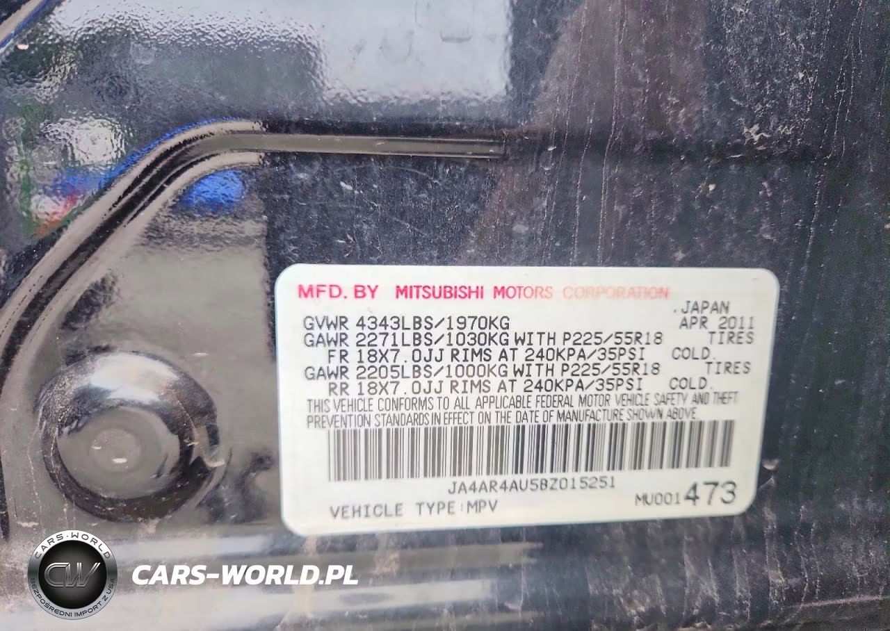 2011 Mitsubishi Outlander Sport Se VIN:JA4AR4AU5BZ015251 - 13