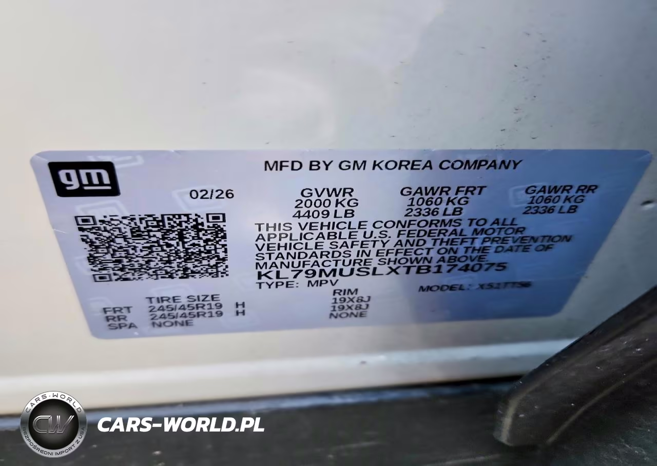 2026 Chevrolet Trailblazer Rs VIN:KL79MUSLXTB174075 - 14