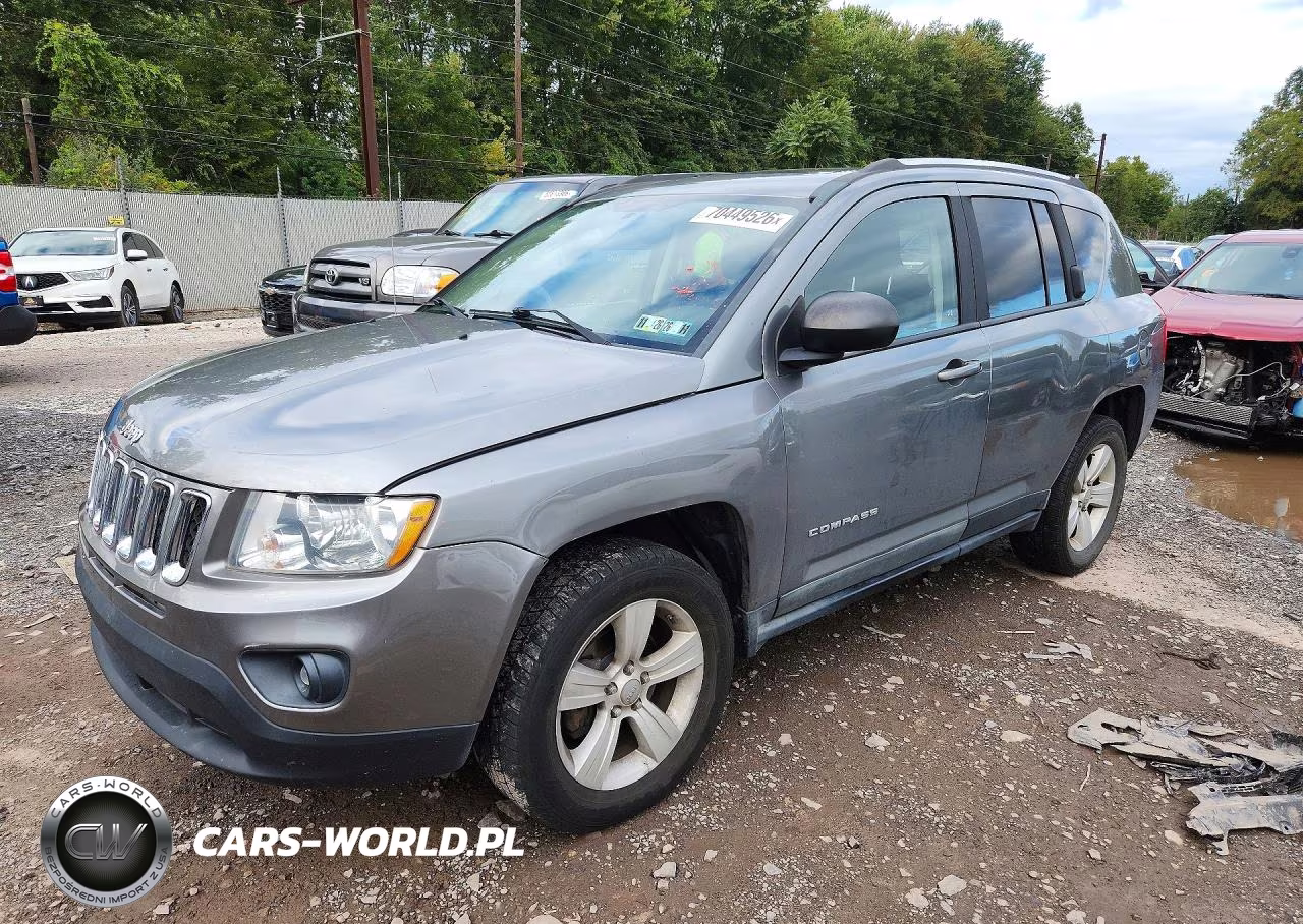 2012 Jeep Compass Latitude VIN:1C4NJDEB5CD514346 - 1