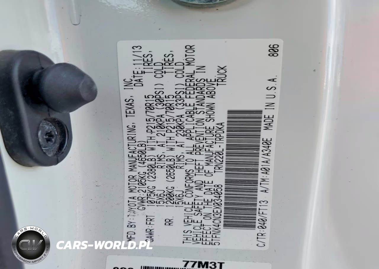 2014 Toyota Tacoma VIN:5TFNX4CN3EX034058 - 13