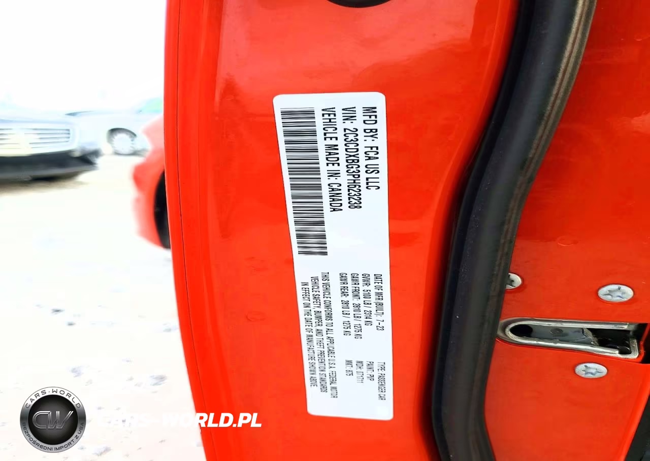 2023 Dodge Charger Sxt VIN:2C3CDXBG3PH623238 - 12