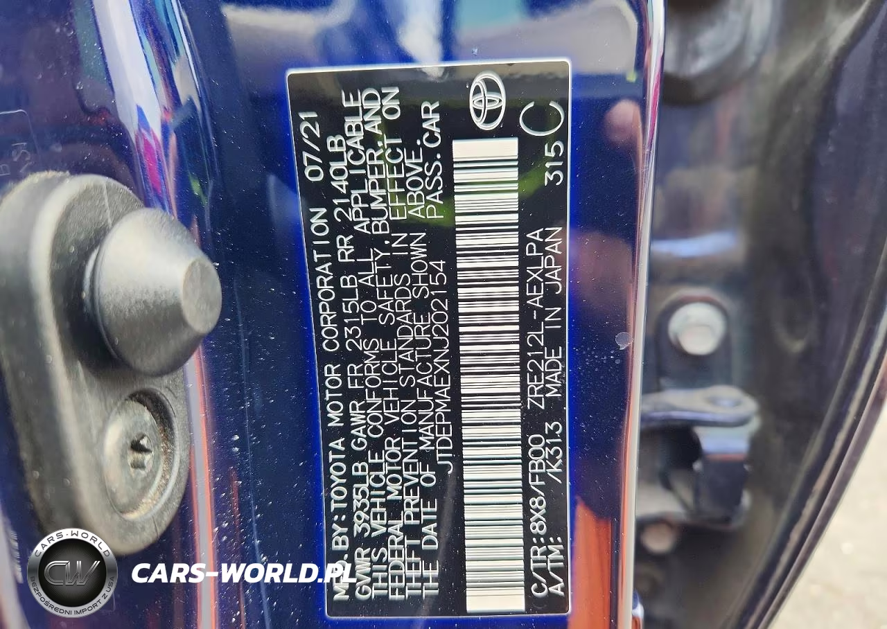 2022 Toyota Corolla Le VIN:JTDEPMAEXNJ202154 - 13
