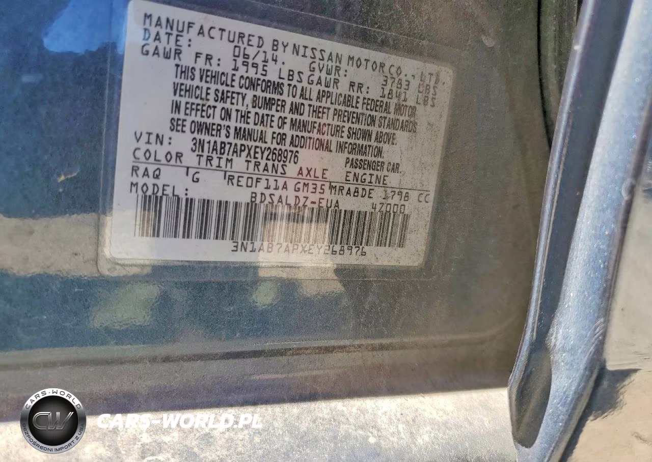 2014 Nissan Sentra Sv VIN:3N1AB7APXEY268976 - 12