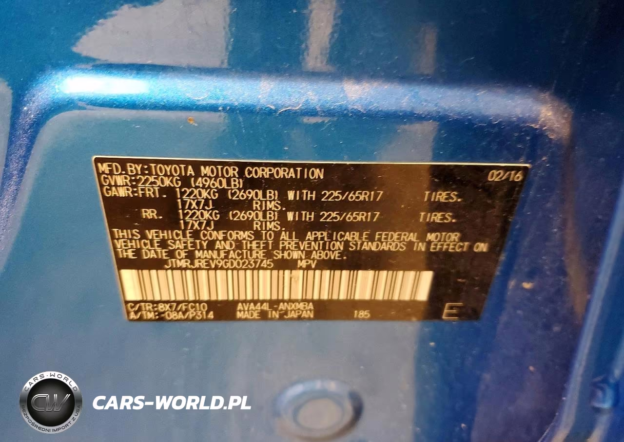 2016 Toyota Rav4 Hv Xle VIN:JTMRJREV9GD023745 - 14