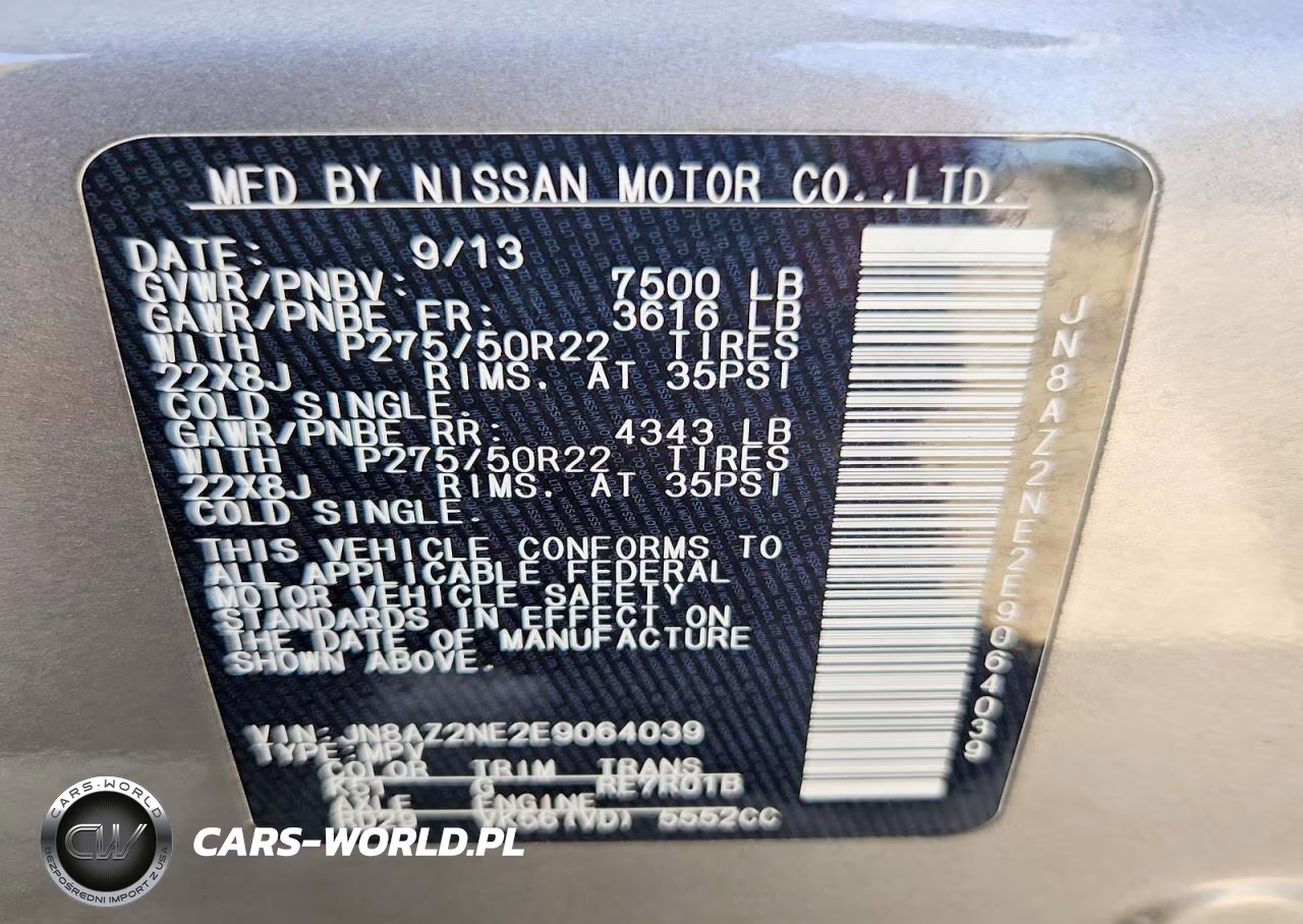 2014 Infiniti Qx80 VIN:JN8AZ2NE2E9064039 - 13