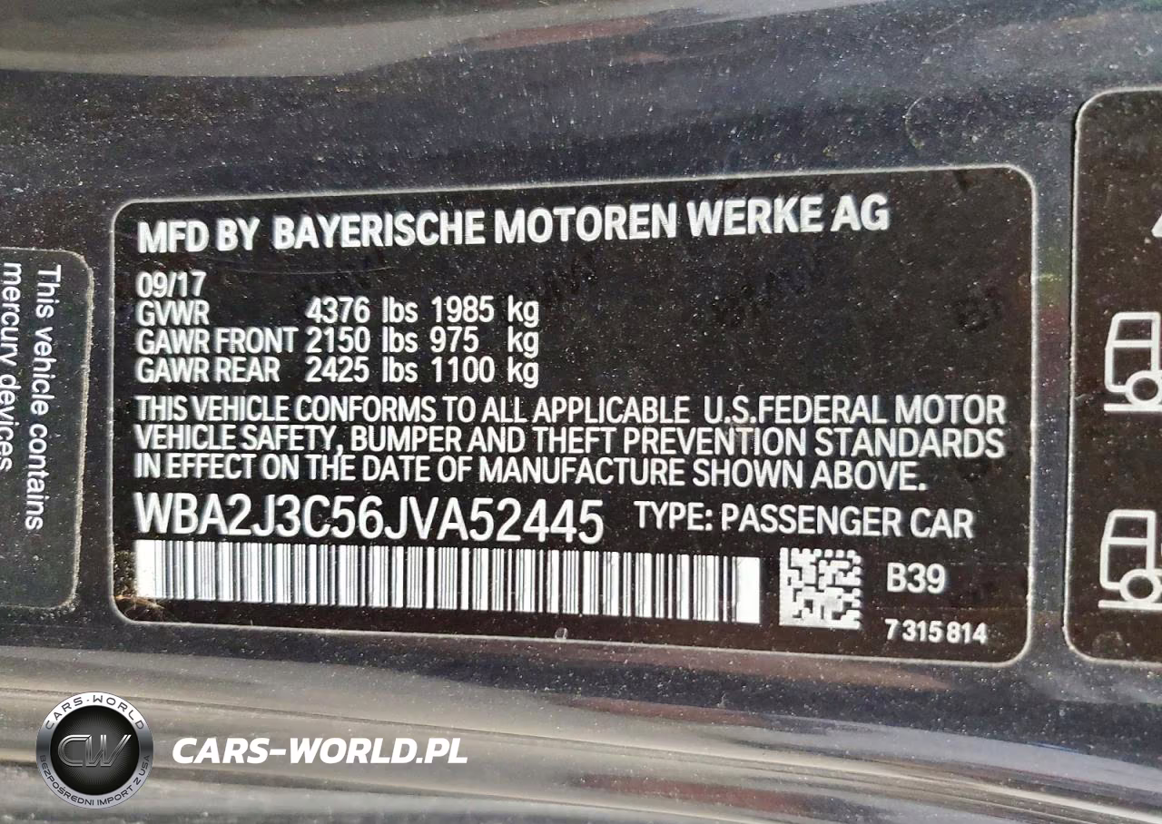 2018 BMW 230Xi VIN:WBA2J3C56JVA52445 - 12