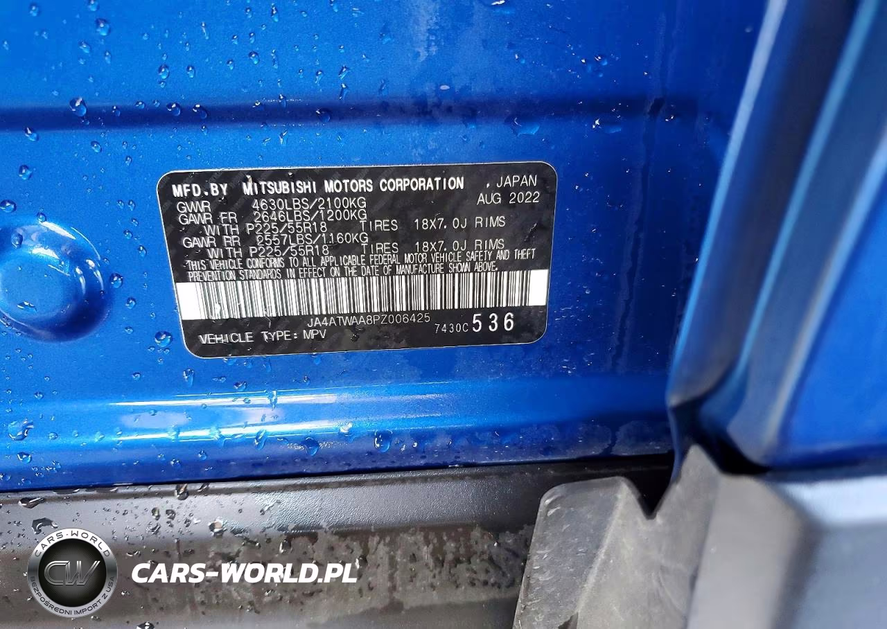 2023 Mitsubishi Eclipse Cross Se VIN:JA4ATWAA8PZ006425 - 12