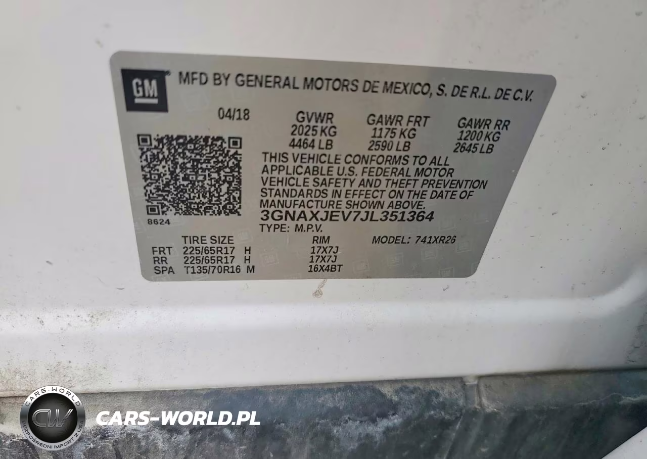 2018 Chevrolet Equinox Lt VIN:3GNAXJEV7JL351364 - 13
