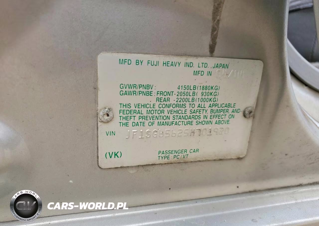 2005 Subaru Forester 2.5Xs VIN:JF1SG65625H701920 - 13