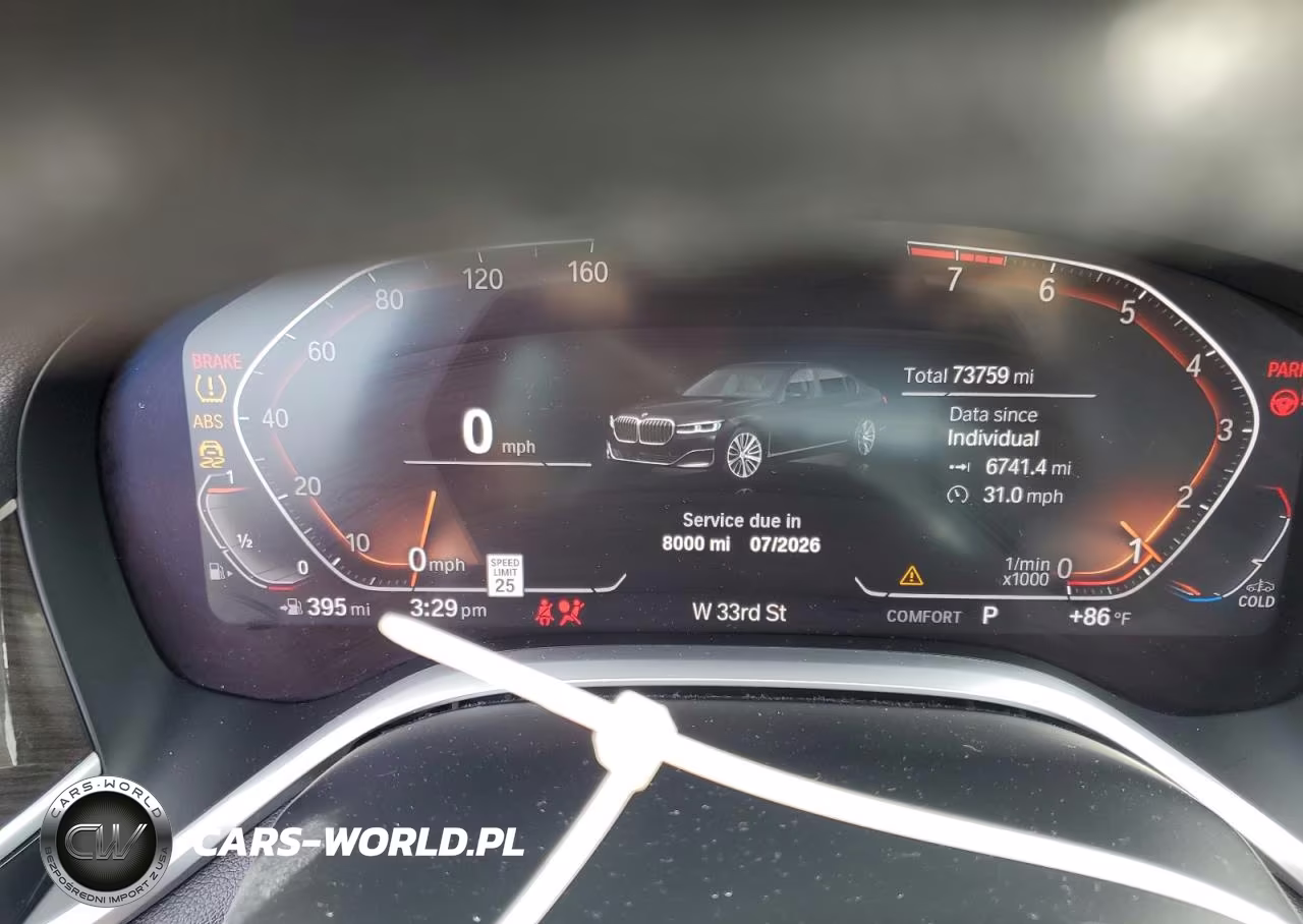 2022 BMW 740 Xi VIN:WBA7T4C0XNCH65571 - 9