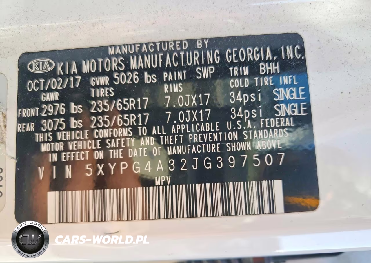 2018 Kia Sorento Lx VIN:5XYPG4A32JG397507 - 14