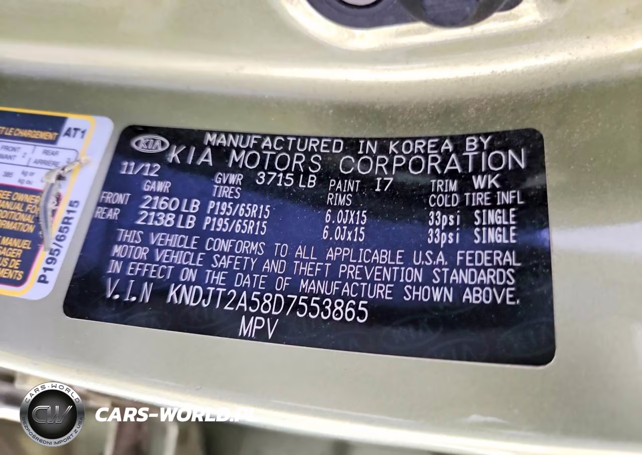 2013 Kia Soul Base VIN:KNDJT2A58D7553865 - 12
