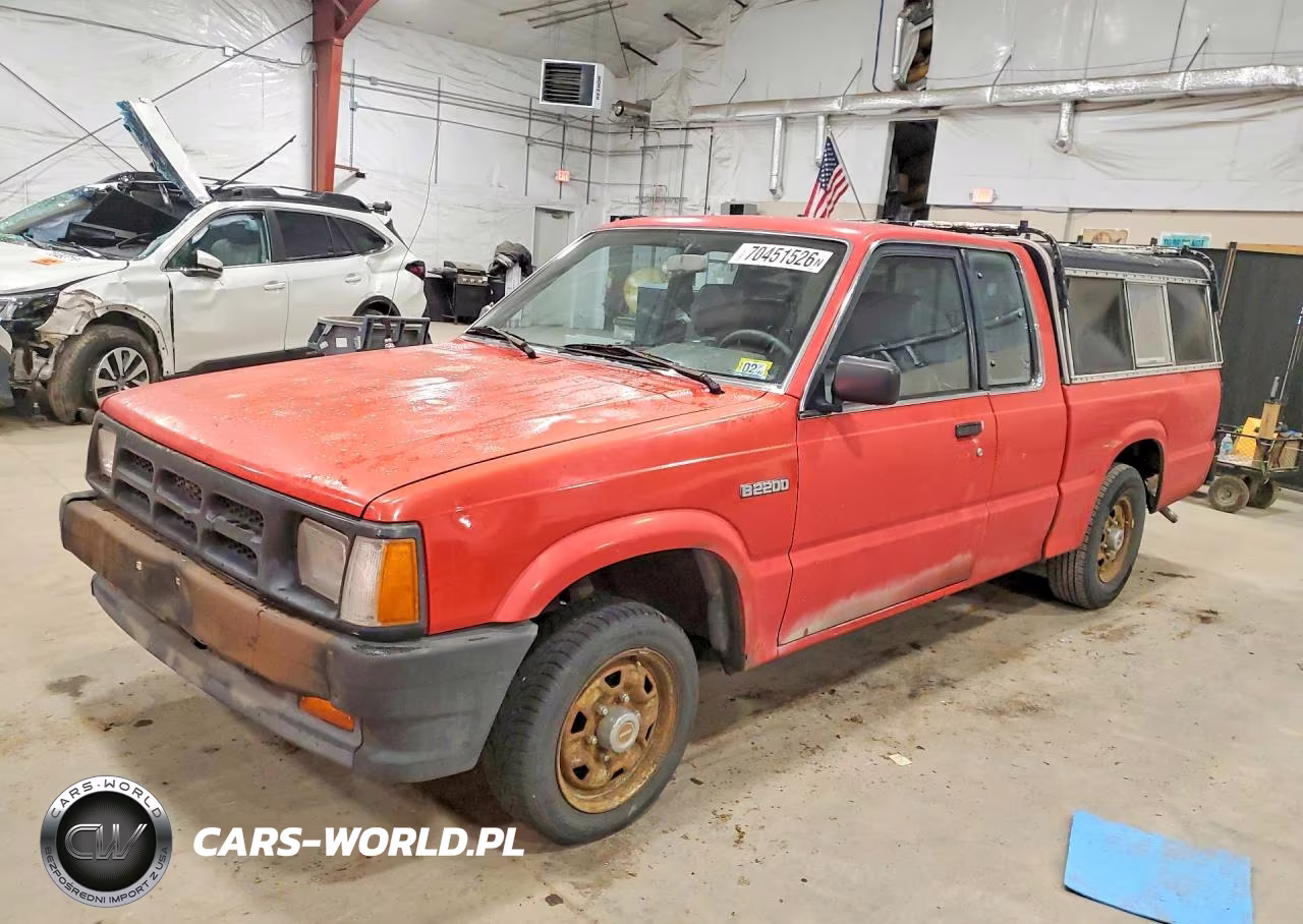 1990 Mazda B2200 Cab Plus VIN:JM2UF3231L0883499 - 1