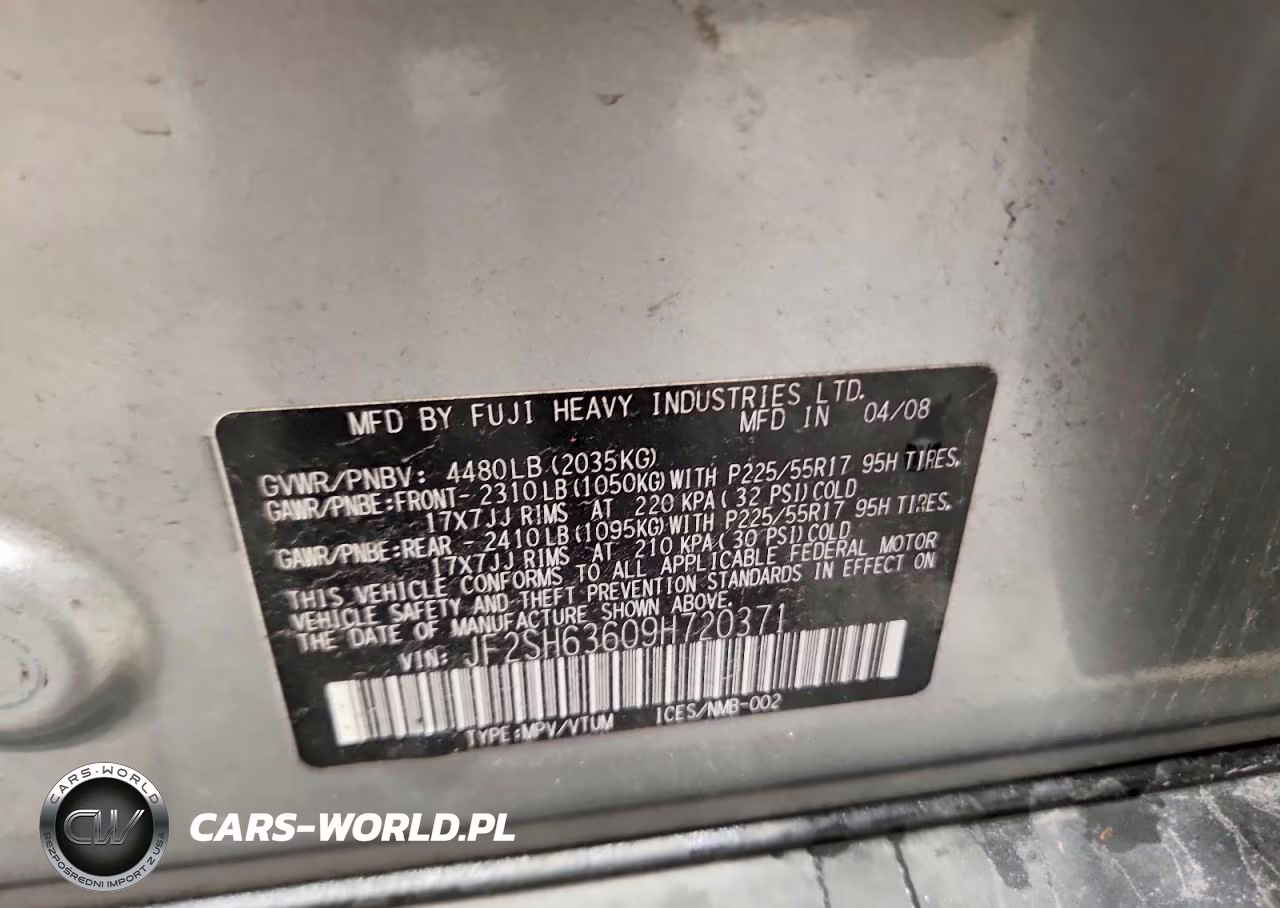 2009 Subaru Forester 2.5X Premium VIN:JF2SH63609H720371 - 13