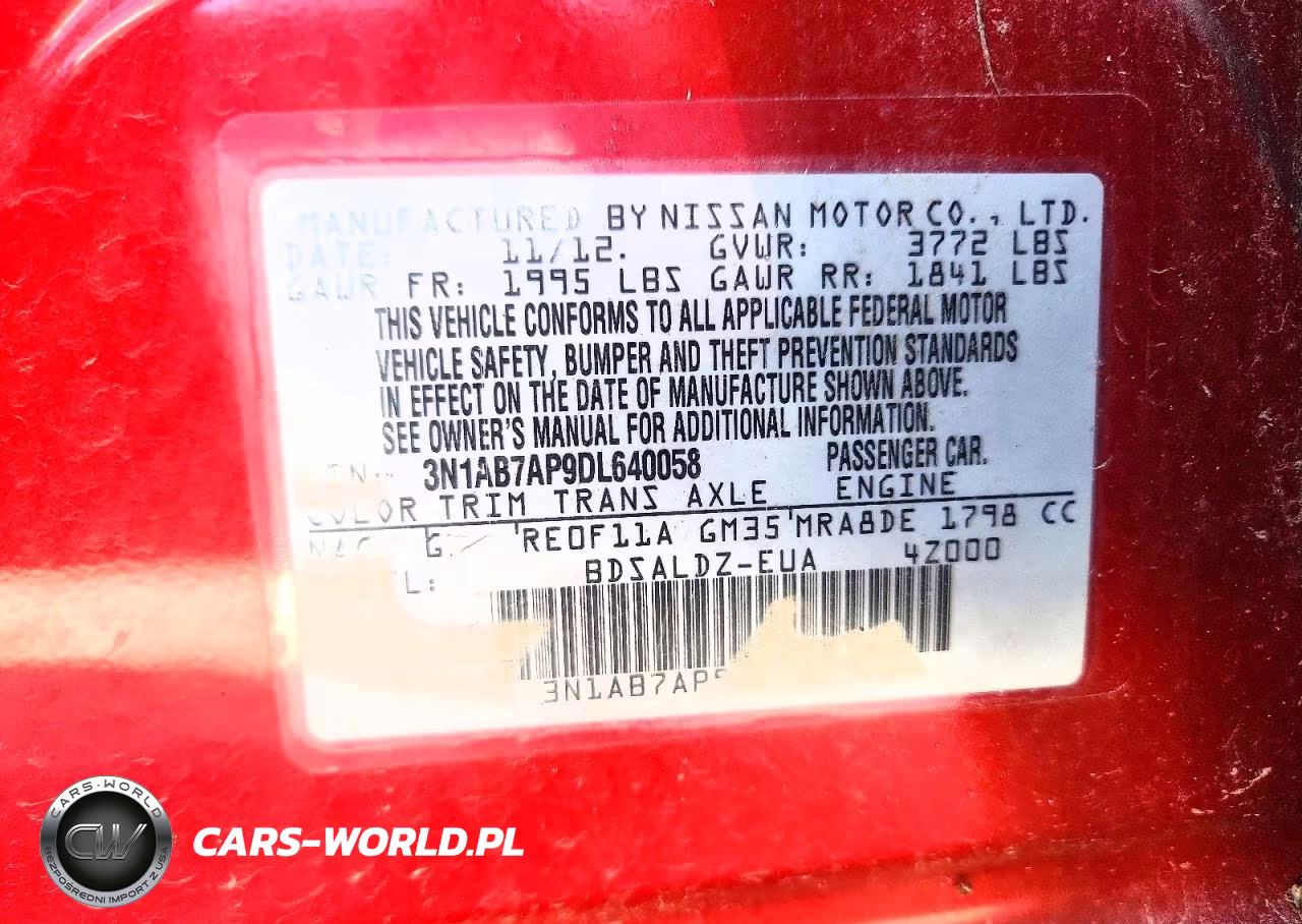 2013 Nissan Sentra S VIN:3N1AB7AP9DL640058 - 12