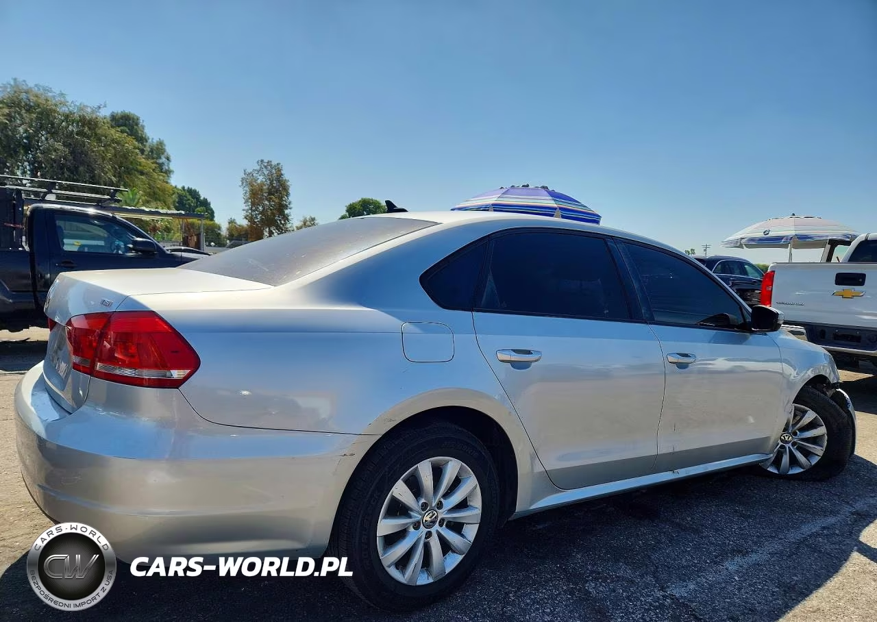 2014 Volkswagen Passat S VIN:1VWAT7A33EC027290 - 3