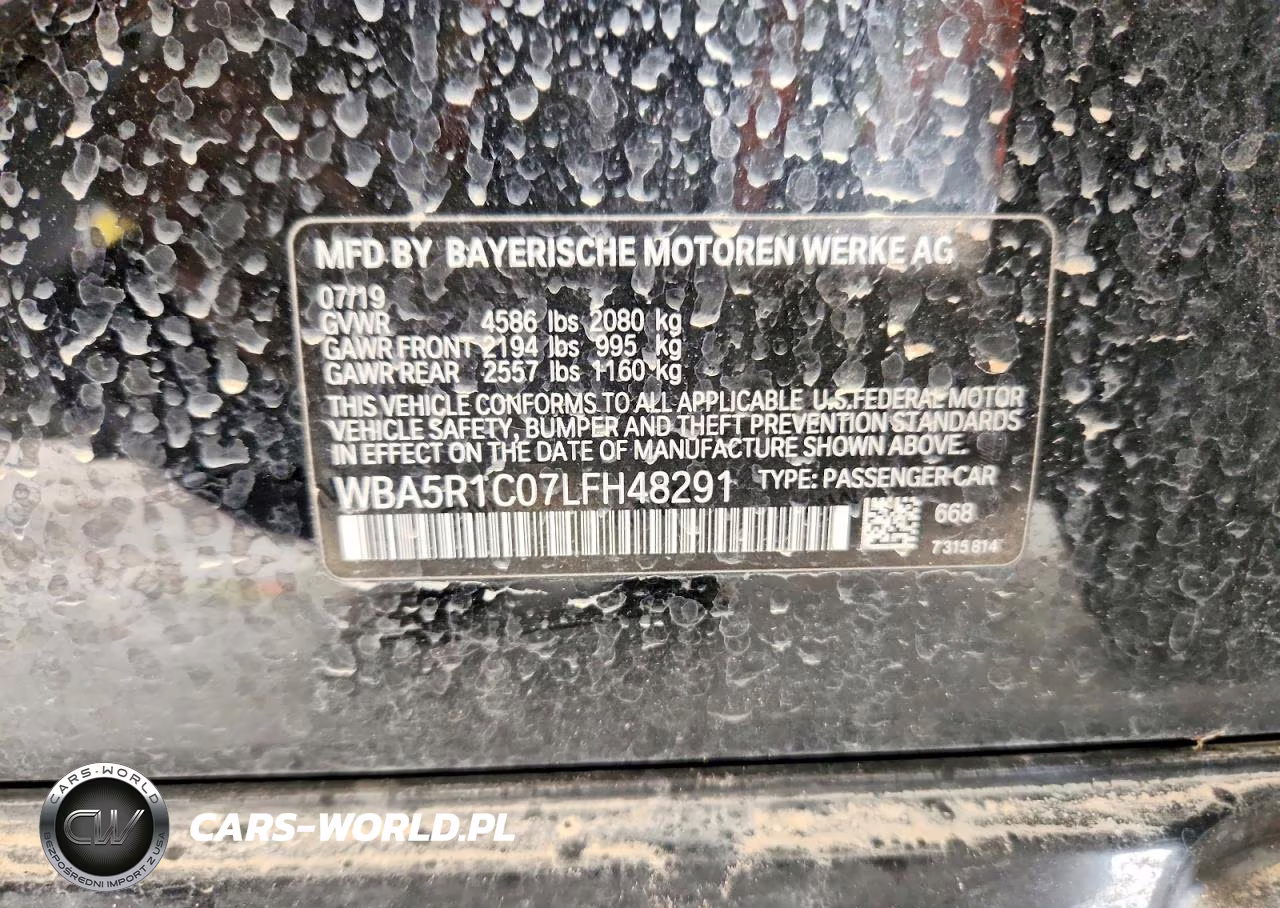 2020 BMW 330I VIN:WBA5R1C07LFH48291 - 12