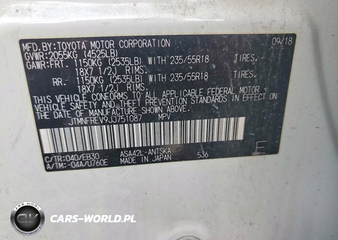 2018 Toyota Rav4 Se VIN:JTMNFREV9JJ751087 - 13