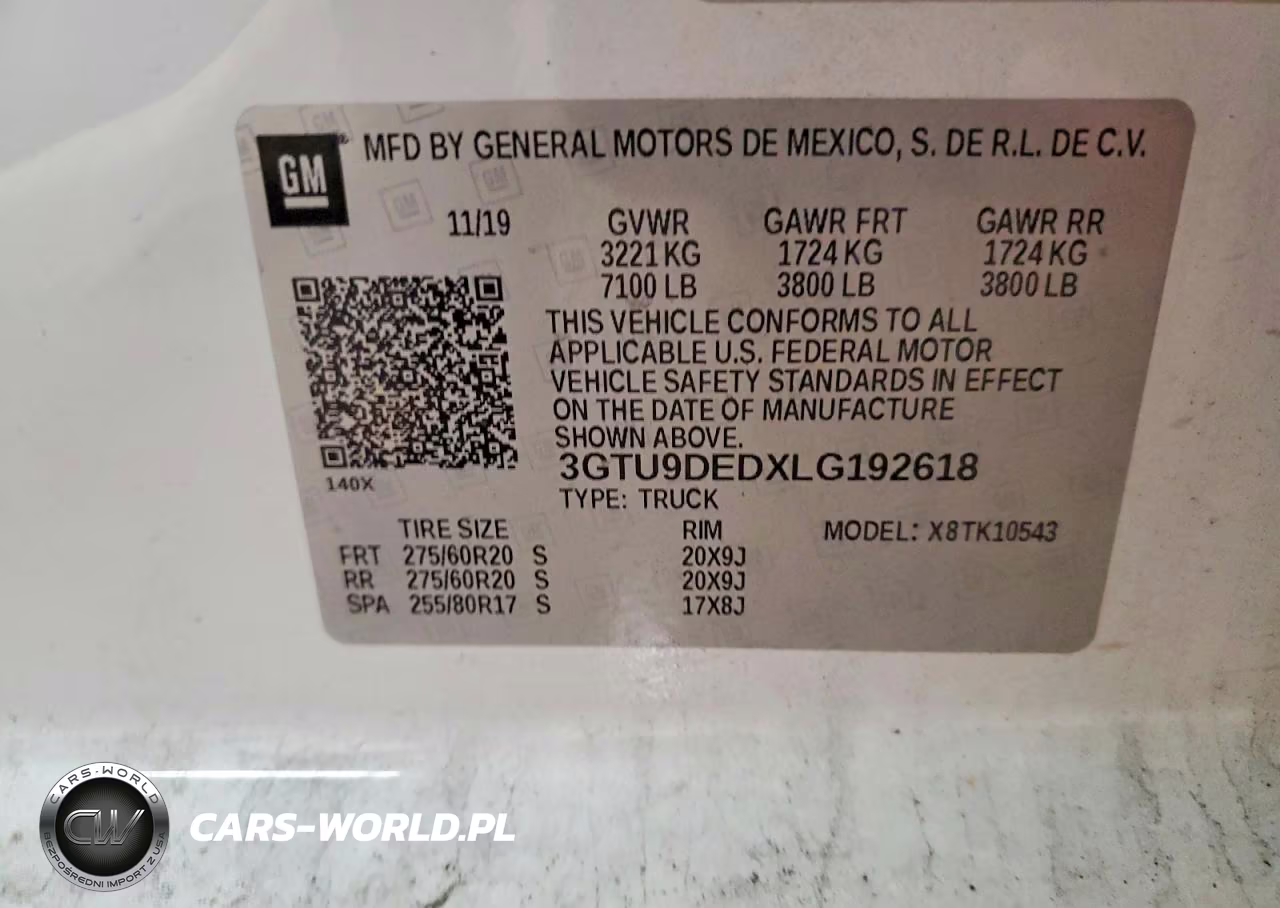 2020 GMC Sierra K1500 Slt VIN:3GTU9DEDXLG192618 - 13