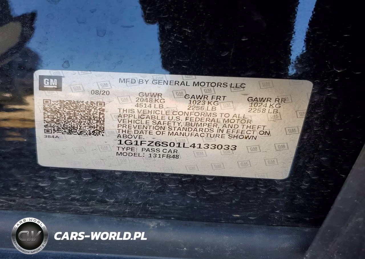 2020 Chevrolet Bolt Ev Premier VIN:1G1FZ6S01L4133033 - 12