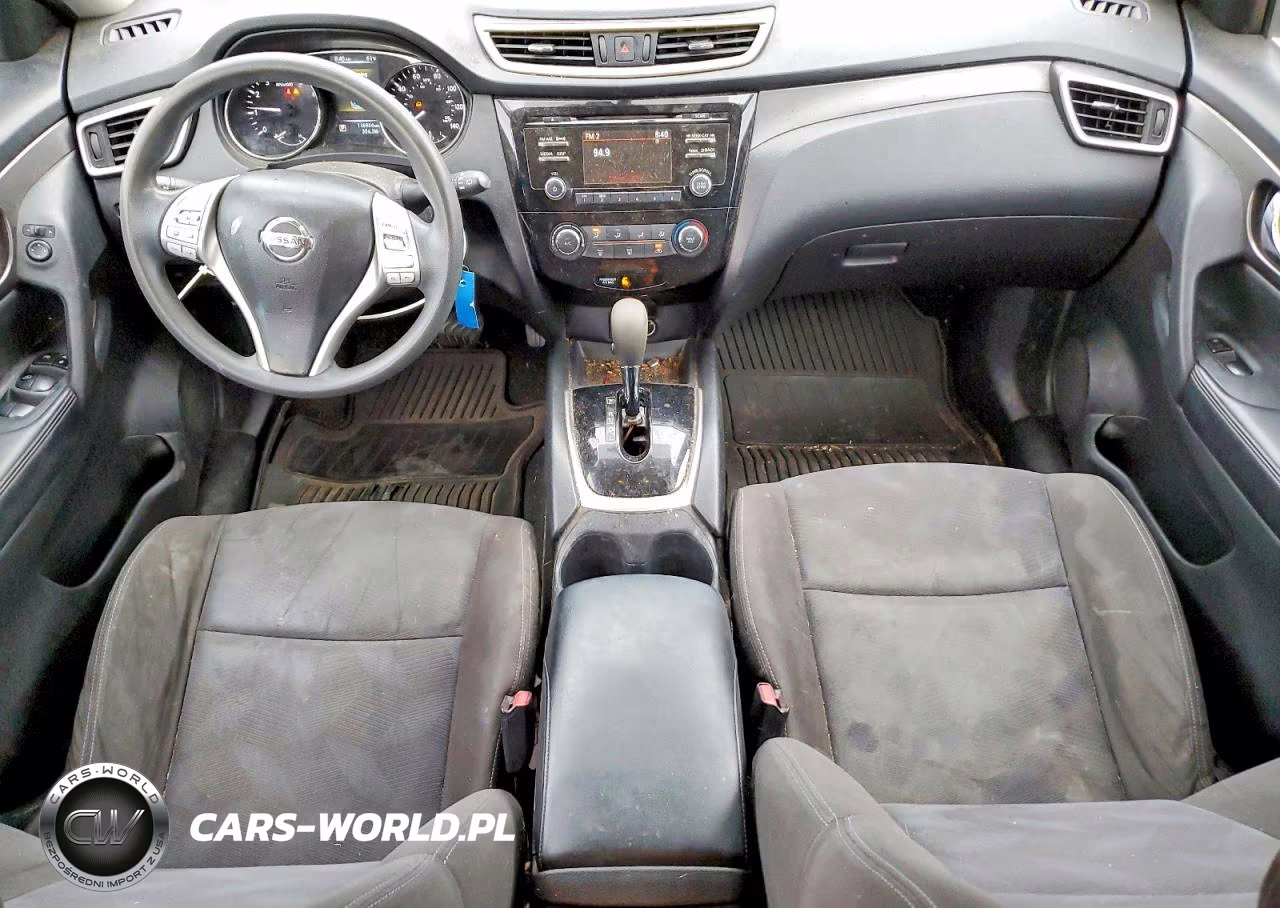 2015 Nissan Rogue S VIN:KNMAT2MVXFP548889 - 8