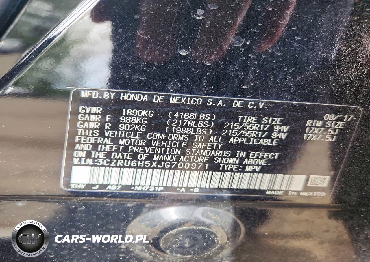 2018 Honda Hr-V Ex VIN:3CZRU6H5XJG700971 - 13