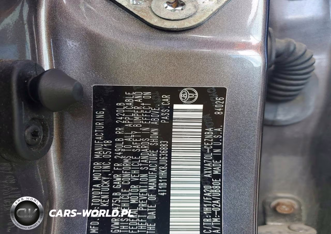 2018 Toyota Camry Le VIN:4T1B11HK8JU636883 - 12