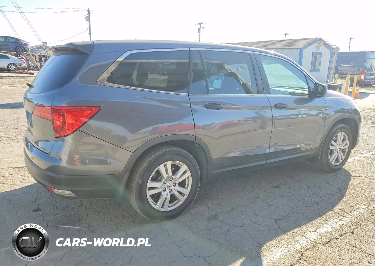 2016 Honda Pilot Lx VIN:5FNYF5H19GB037202 - 3