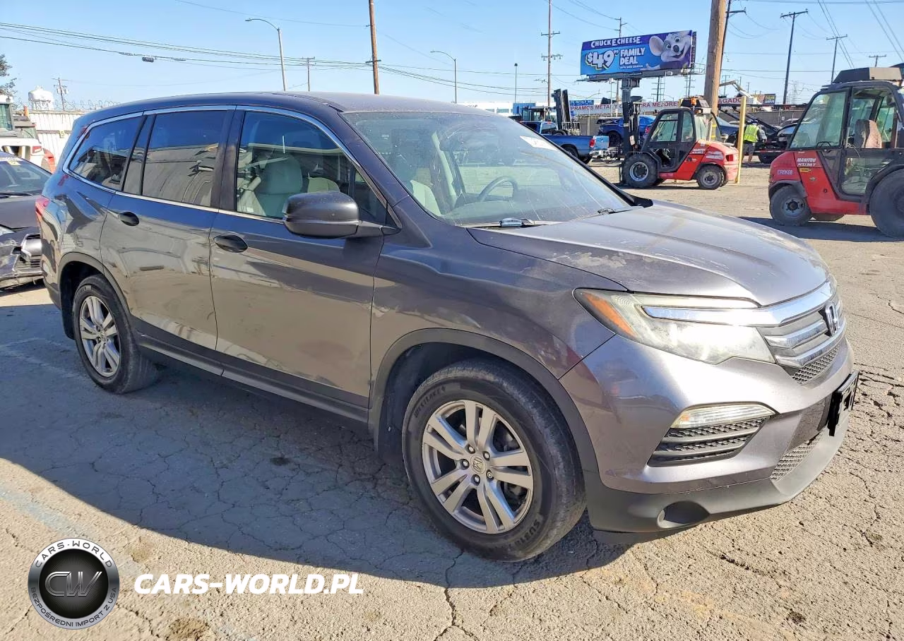 2016 Honda Pilot Lx VIN:5FNYF5H19GB037202 - 4