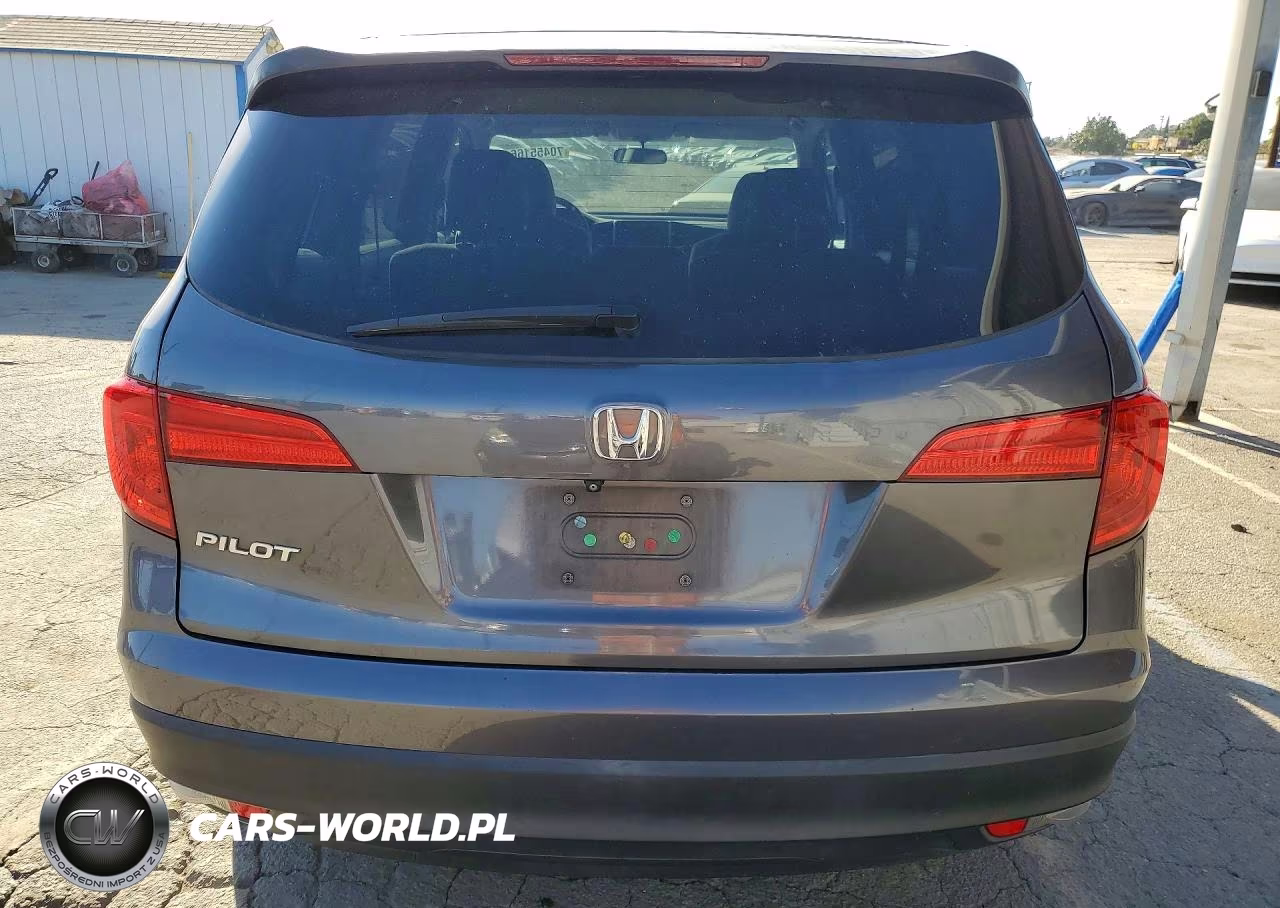 2016 Honda Pilot Lx VIN:5FNYF5H19GB037202 - 6