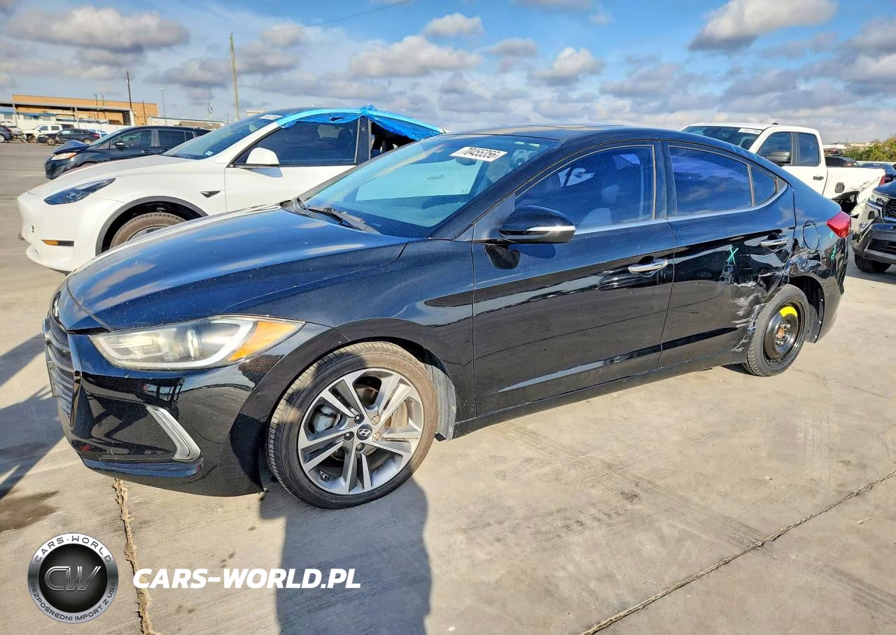 2017 Hyundai Elantra Limited VIN:5NPD84LF6HH056976 - 1
