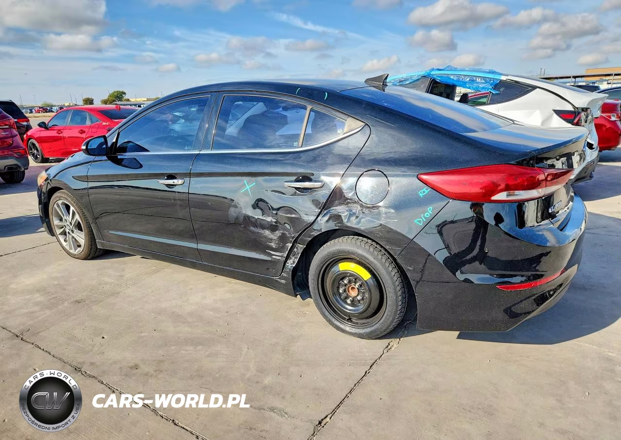 2017 Hyundai Elantra Limited VIN:5NPD84LF6HH056976 - 2