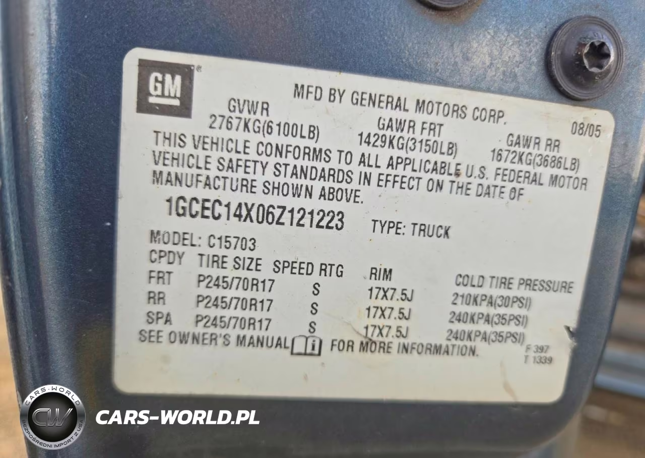 2006 Chevrolet Silverado C1500 VIN:1GCEC14X06Z121223 - 13