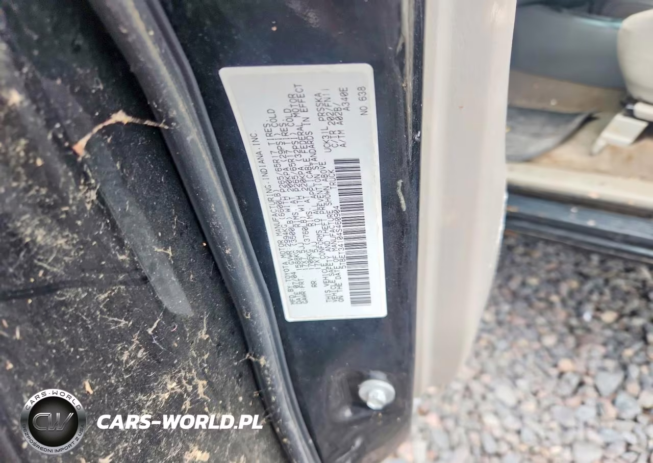 2004 Toyota Tundra Sr5 VIN:5TBET34104S460904 - 12