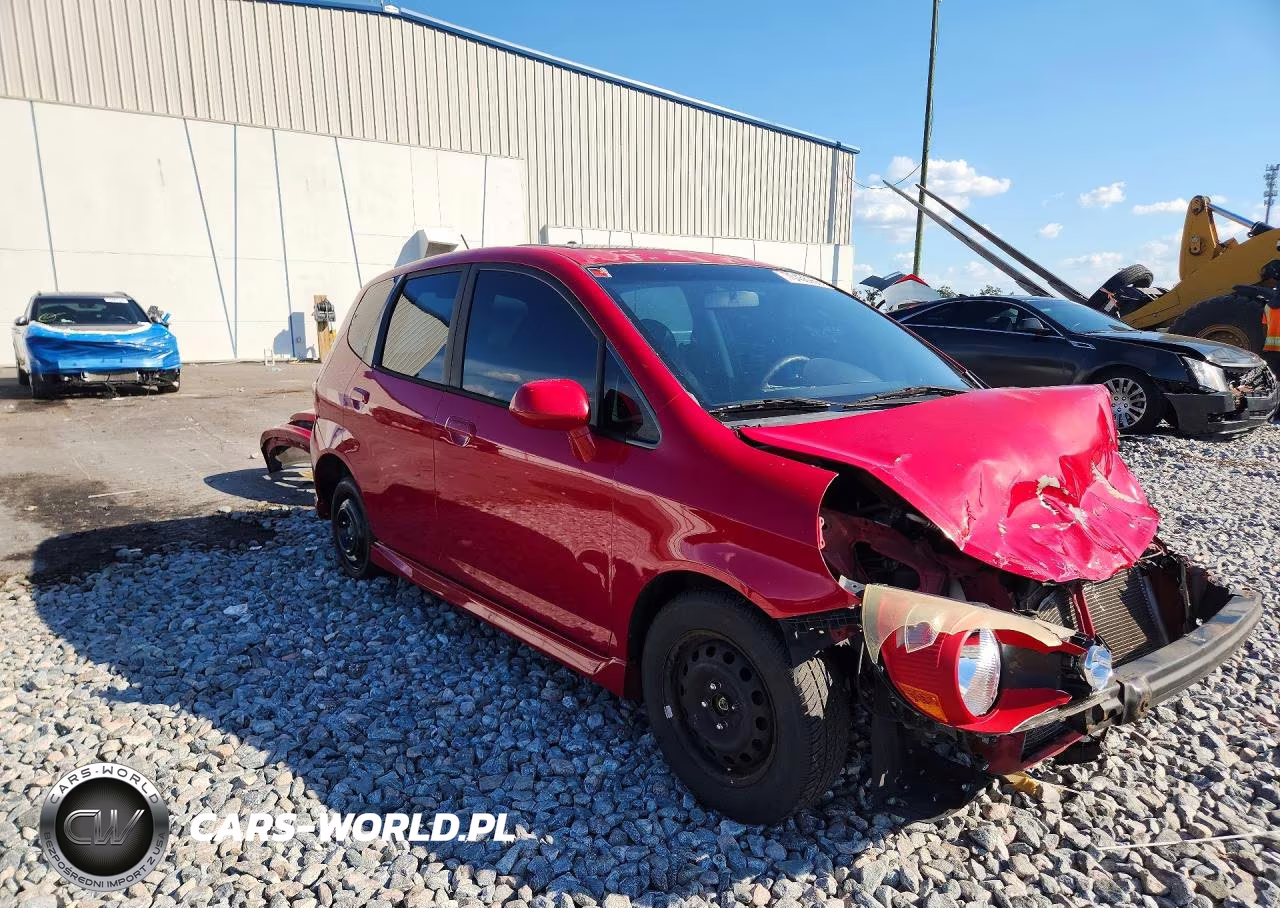 2007 Honda Fit S VIN:JHMGD37617S031303 - 4