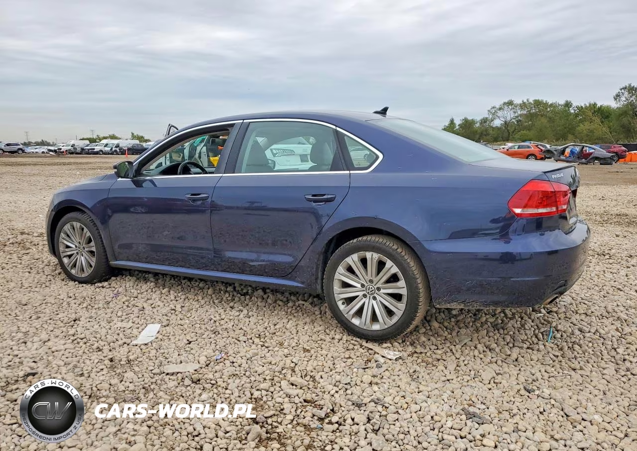 2012 Volkswagen Passat Se VIN:1VWBP7A37CC104376 - 2